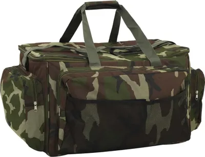 Image de Sac de pêche imperméable vert camouflage tissu oxford