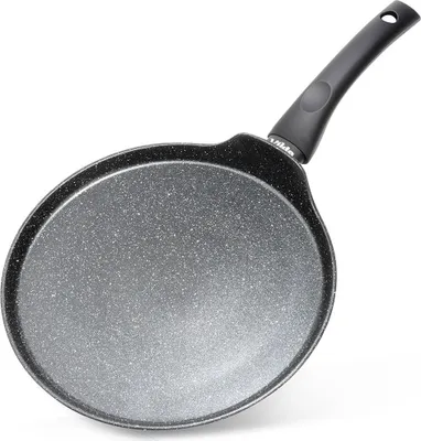 Obrázok produktu pre Vilde | Panvica na palacinky - Granit - Čierna - 26 cm - Nepriľnavý povrch - Ideálna na palacinky a palacinky