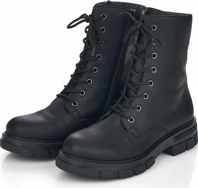 Image de Bottes à lacets Rieker Noir