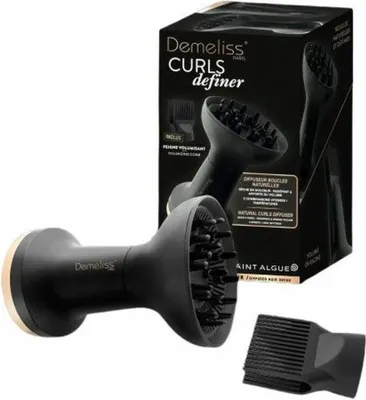 Produktbild von Saint Algue Haartrockner - DEMELISS - 21349 CURLS DEFINER - Diffusor - 3 Geschwindigkeiten / Temperaturen - Schwarz