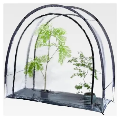 Produktbild von Robustes Foliengewächshaus und Überwinterungszelt, 175x186x84 cm: Pflanzenschutz für optimale Ernte und frostfreie Pflege