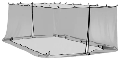 Immagine prodotto di vidaXL Zanzariera per gazebo, 220 mesh, nera