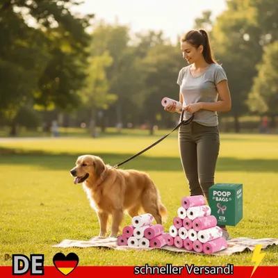 Produktbild von 3 6 10 12 Rollen 180 Stück Superdicke Hundekotbeutel Auslaufsicheres