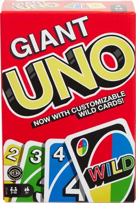 Imagen del producto de Mattel Games: UNO, la versión gigante clásica