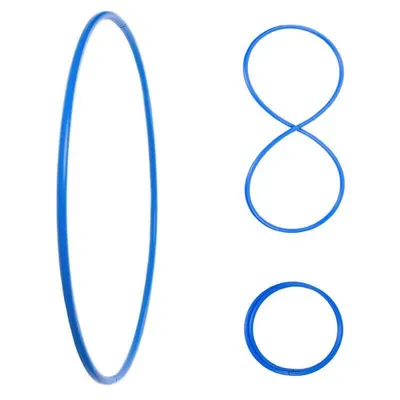 Immagine prodotto di Hula Hoop pieghevole, HDPE-20mm, blu, Ø100cm