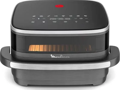 Moulinex AL402H, Heißluftfritteuse, 1 kg, 40 °C, 230 °C, Einzelbild, Grau