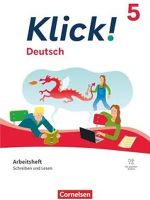 Immagine prodotto di Klick! 5. Schuljahr. Deutsch - Schreiben und Lesen - Arbeitsheft mit Lösungen und digitalen Medien