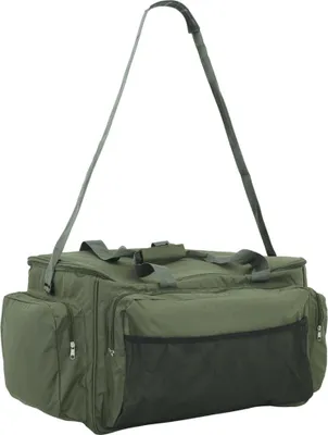 Image de vidaXL Sac de pêche étanche Vert foncé Tissu Oxford