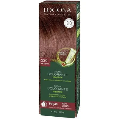 Produktbild von LOGONA Pflanzen-Haarfarbe Creme 220 WEINROT