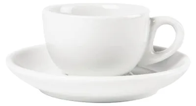 Espressotassen 85 ml, 12er Set, Porzellan, mikrowellen- & spülmaschinengeeignet