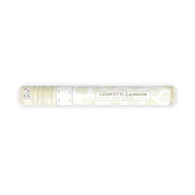 Obrázok produktu pre Konfety v tube – lupene ruží, krémové 40cm Party Deco