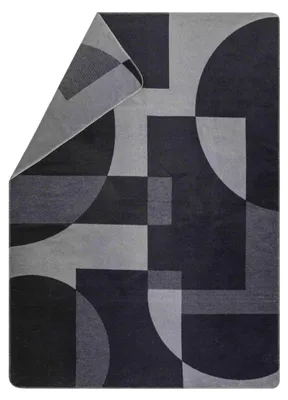 Produktbild von Kuscheldecke Geoform 150 x 200 cm - Anthrazit - GRS - von David Fussenegger