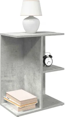 Obrázek produktu pro vidaXL Noční stolky 2 ks. Betonově šedé 46,5x29x61 cm Materiál na bázi dřeva