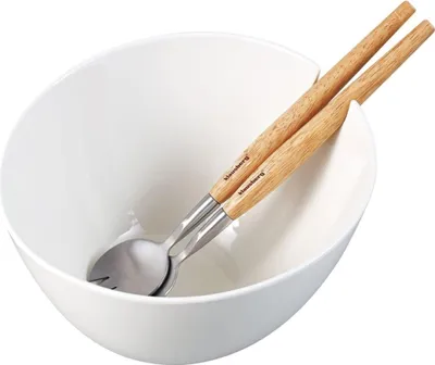 Obrázek produktu pro Salátová mísa s lžícemi 23 cm KB7787