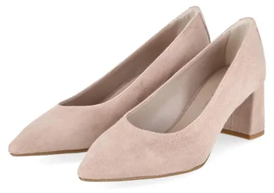 Immagine prodotto di Décolleté da donna Kaerlek, color beige, in pelle scamosciata, taglia: 40