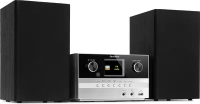 Produktbild von Auna Stereoanlage, Kompaktanlage mit CD-Player & DAB Radio, Mini Stereoanlage mit 2 Lautsprecher, Musikanlage mit FM/DAB/DAB+ Digital-Radio, Bluetooth & AUX, MP3 & Spotify, Musik-Anlage Kompakt