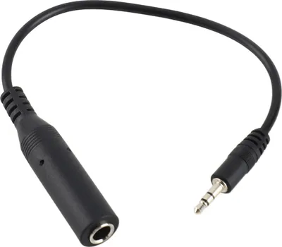 Obrázek produktu pro 3.5 mm na 6,5 mm audio adaptérový kabel 3,5 mm samec na 6,35 mm samici Převodní kabel pro mikrofon a sluchátka