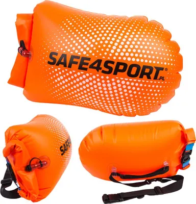 Produktbild von Aufblasbare Sicherheitsboje PerfectSwimmer zum Schwimmen mit einer Tasche für Habseligkeiten