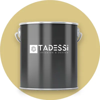 Produktbild von TADESSI Wandfarbe Grün - Olivgelb - abwaschbare Innenfarbe matt - Dispersionsfarbe - Geruchsarm und Lösemittelfrei - 2,5 Liter Gebinde