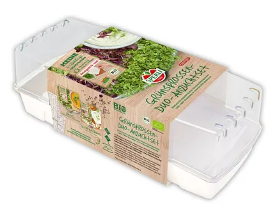 Produktbild von Sperli’s Grünsprossen / Microgreen Duo Anzuchtset inkl. 2  Samenpads und 5 Gramm  Daikon Rettich