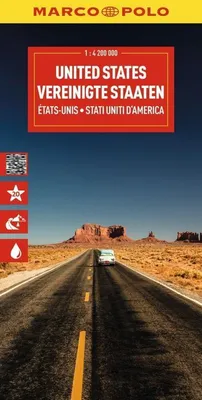 Zdjęcie produktu dla Mapa drogowa USA 1:4,2