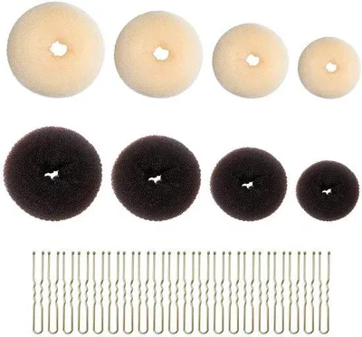 Obrázek produktu pro 8 sponek do vlasů pro ženy, ploché, oválné, na zvlnění, sponky na ofinu a boky, jednoduché