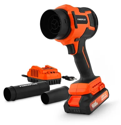 Image de Kit Souffleur Turbo Compact Sans Balais 20 V Avec Batterie Et Chargeur Dual Power