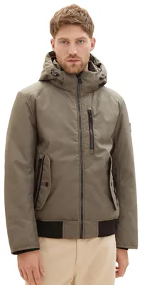 Productafbeelding van TOM TAILOR heren bomberjack, winterjas met afneembare capuchon