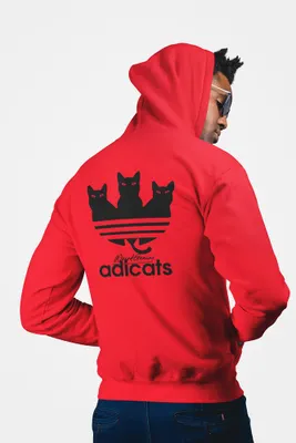 Produktbild von D&B Uni Hoodie ZIPEB00016 Adicats Rot-Größe XL