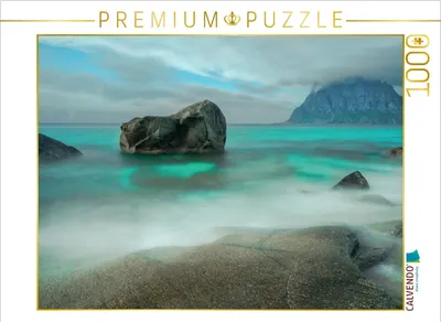 Produktbild von CALVENDO Puzzle Uttakleiv | 1000 Teile Lege-Größe 64x48cm Foto-Puzzle für glückliche Stunden
