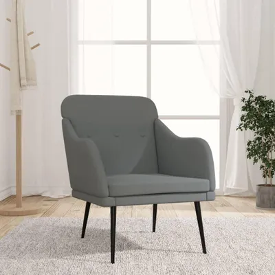 Produktbild von Dunkelgrauer Sessel aus Stoff, 63 x 76 x 80 cm