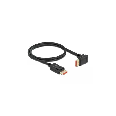 Produktbild von DeLOCK DisplayPort Kabel Stecker gerade zu Stecker 90° oben gewinkelt 8K 60 Hz 1 m, 1 m, DisplayPort, DisplayPort, Männlich, Männlich, 7680 x 4320 Pixel