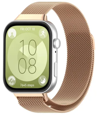 Obrázek produktu pro Náramek k chytrým hodinkám Huawei Watch Fit 5 4 / 5 4 Pro / 3, kovový, s magnetickým zapínáním