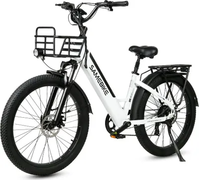 Produktbild von 26" Elektrický bicykel Ebike 48V14AH Shimano 7-rýchlostný mestský trekingový e-bike E-bike White