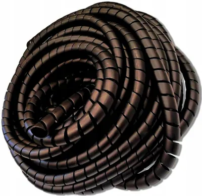 Produktbild von 22-27 mm SCHWARZ Kabelschutz - Schläuche - spiralförmig - federnd PVC - 1 Meter
