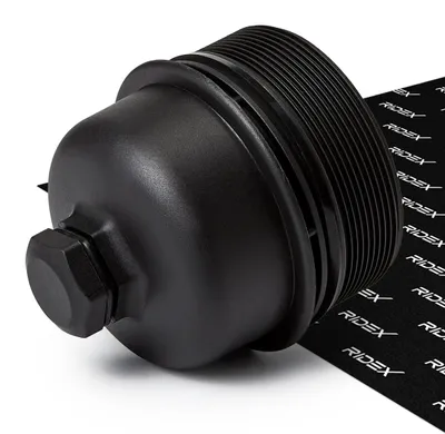 Produktbild von RIDEX 590H0011 Ölfiltergehäuse Gehäuse für FORD Fiesta Mk6 Schrägheck (JA8, JR8) FOCUS III Turnier Fiesta Mk5 Schrägheck (JH1, JD1, JH3, JD3) S-MAX