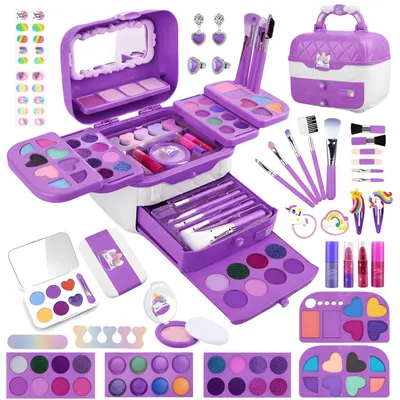 Produktbild von Kosmetikkoffer LaCreativa lila für Kinder