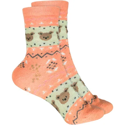 Produktbild von cosey - bunte Socken in Bear orange / apricot 33 - 40 - 1 Paar