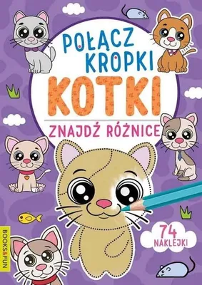 Imagen del producto de Kotki Połącz kropki, znajdź różnicę