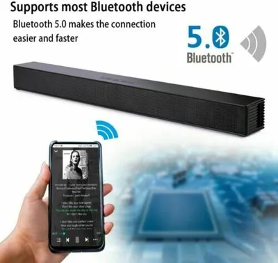 Obrázek produktu pro 40W Bluetooth Soundbar Subwoofer Televizní zvukový systém Reproduktor pro domácí kino
