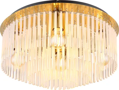 A close-up, well-lit studio shot of a ceiling light fixture.