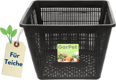 Produktbild von Pflanzkörbe 28 x 28 cm Körbe Wasserpflanzen Teichpflanzkorb Pflanzkorb Teichpflanzen Pflanzkörbe Für Seerosen Wasserpflanzenkorb Teichkorb