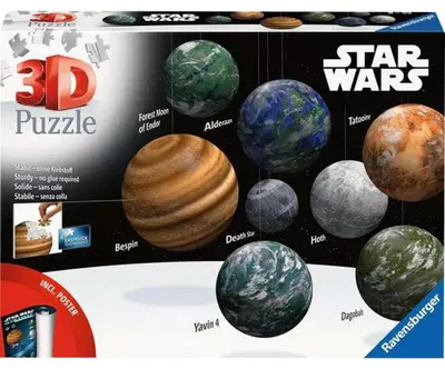 Image de Ravensburger 3D Puzzel Star Wars Planet Of The Galaxy, 531st.