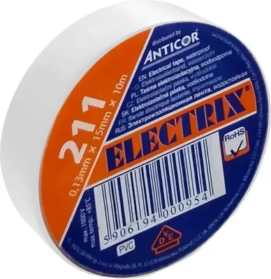 Obrázok produktu pre Páska izolačná PVC 25mmx10m biela AP05B