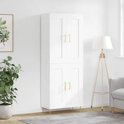 Produktbild von vidaXL Highboard Weiß 69,5x34x180 cm Holzwerkstoff