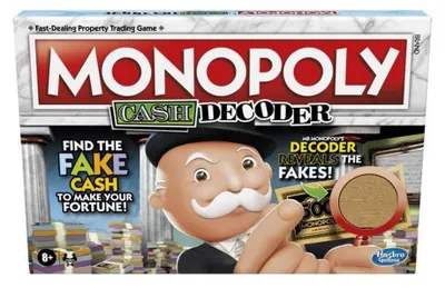 Productafbeelding van Het spel "Cash Decoder" is een gezelschapsspel voor families en kinderen vanaf 8 jaar. Het bevat een "Decoder" om valse biljetten te herkennen en is geschikt voor 2 tot 6 spelers