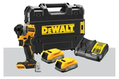 DEWALT Akku-Schlagschrauber DCF850E2T 18 V 208 Nm 2x1,7 Ah POWERSTACK TSTAK