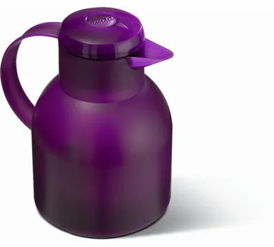 Produktbild von emsa Isolierkanne SAMBA 1 Liter Quick Press, Farbe transluzentes Aubergine