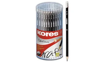 Image de Kores BB92672 Crayon Kores « GRAFITOS », dureté : HB, hexagonal
