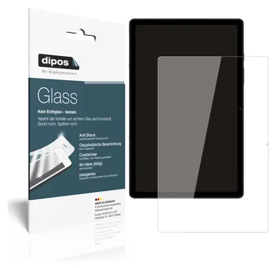 Produktbild von 2x Schutzfolie für Samsung Galaxy Tab A8 10.5 Zoll (2021) - Anti-Shock 9H Folie dipos Glass Kunststoffglas